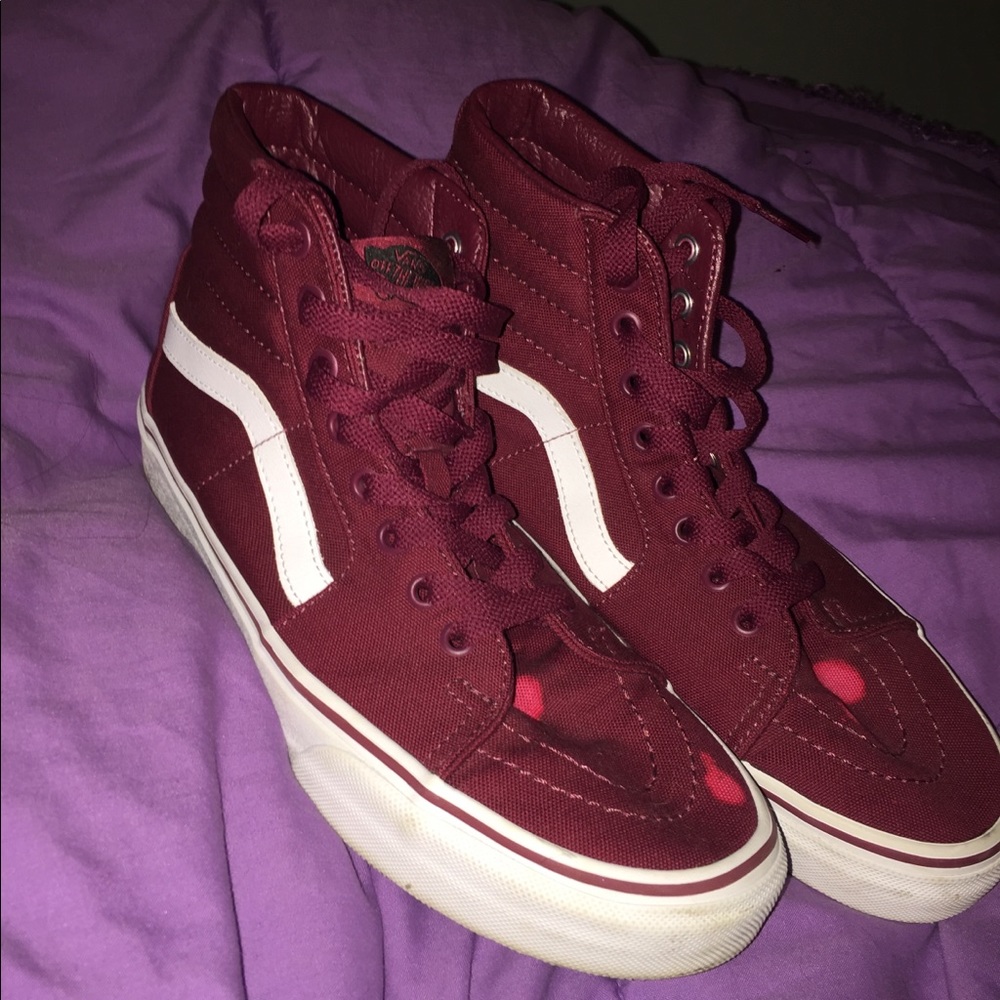Maroon Vans